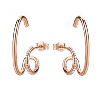 Orecchini Rosato Donna Bianca in Argento Zirconia RZBI47 - RZBI47